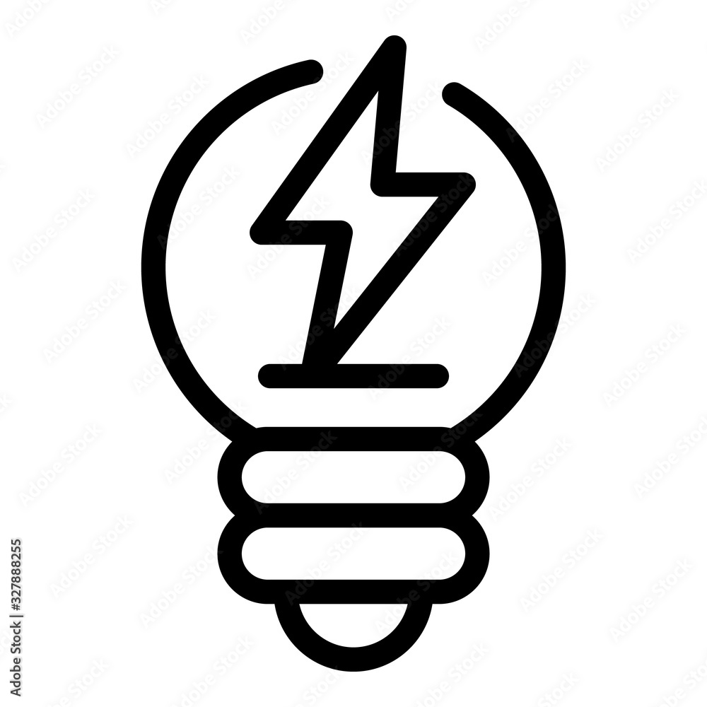Poster idea bulb icon. outline idea bulb vector icon for web design isolated on white background