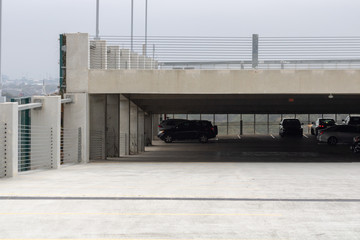 Obraz premium Parking Garage Urban Environment Outdoors Roof