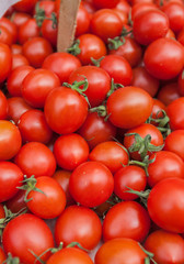 red ripe cherry tomatoes