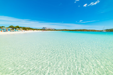 Crystal clear water in Cala Brandinchi