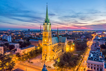 Fototapeta na wymiar Łódź, Polska- Katedra