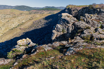 Riscos de escalada en Patones. Sierra Norte. Madrid. España. Europa.