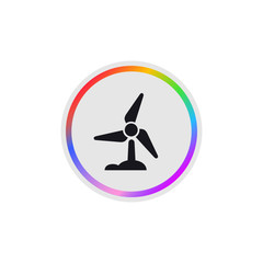 Wind Energy -  Modern App Button