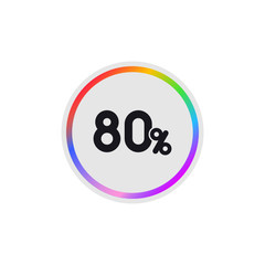 80% -  Modern App Button