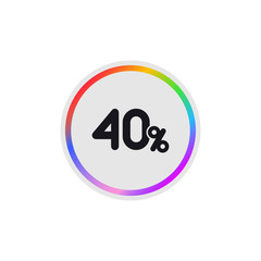 40% -  Modern App Button