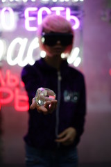 bird, nature, green, blue, animal, flower, water, wildlife, glass, red, forest, fish, aquarium, beautiful, hummingbird, tree, light, neon, pink hair, pink wig, glasses, black glasses, fashion, beauty,