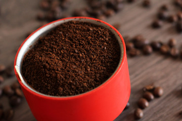 Red Coffee Mill so close, tasty drink