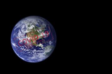 The world under the grip of the novel coronavirus (COVID-19) disease.