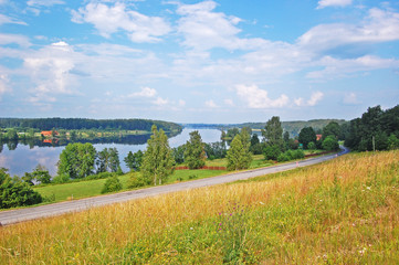 Beautiful green nature landscape of Europe