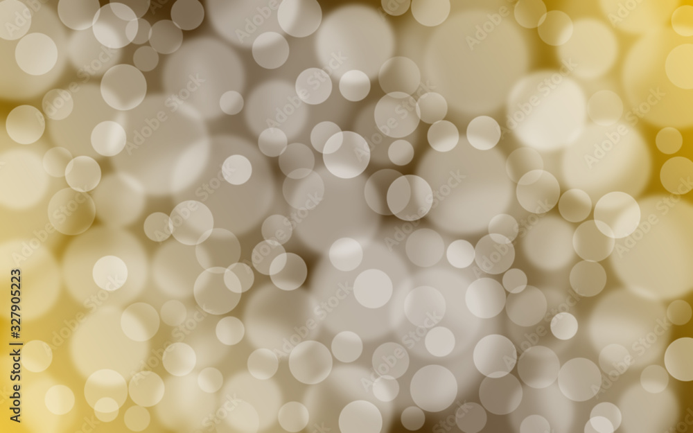 Poster golden abstract background with glittering bokeh sparkles. pattern for design.