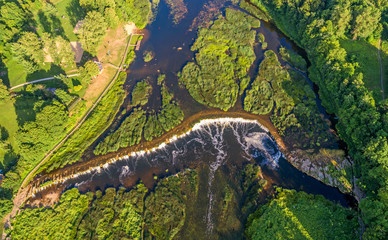 Beautiful green nature landscape of Europe