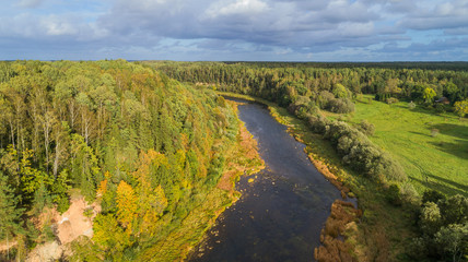 Beautiful green nature landscape of Europe