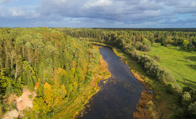 Beautiful green nature landscape of Europe