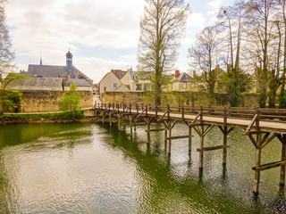 Fototapeta na wymiar La Loire river in France
