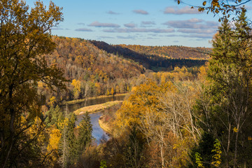 Beautiful green nature landscape of Europe