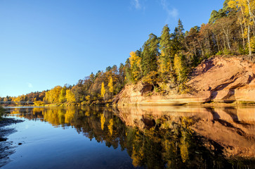 Beautiful green nature landscape of Europe