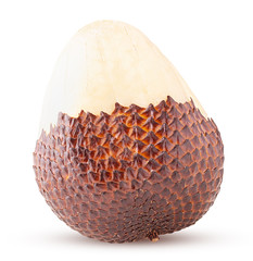 Salak snake fruit peeled half