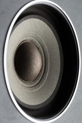 hifi speakers system close-up