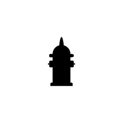 Fire hydrant icon. City emergency symbol. Logo design element