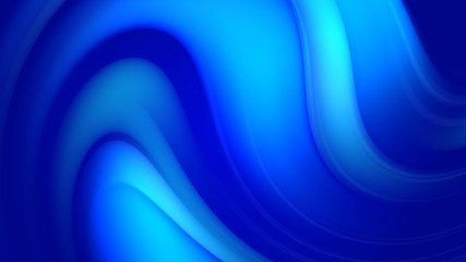 3d rendering of abstract background with blue twisted gradient of colors. beautiful mixing colors of paint. Beautiful soft color transitions. Shades of blue