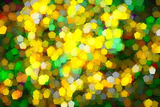 Space bokeh explosion fractal pattern. Good for print or as a pattern for design of posters, cards, invitations or websites
