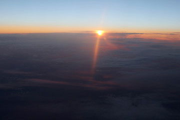 Above the clouds