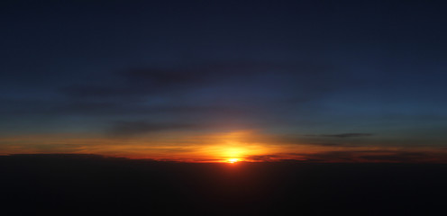 Above the clouds