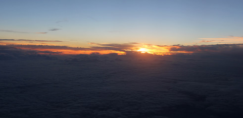 Above the clouds