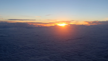 Above the clouds