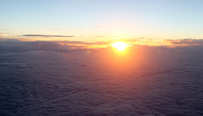 Above the clouds