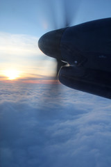 Above the clouds