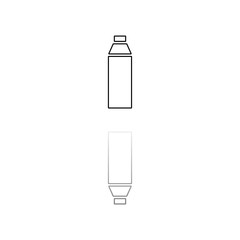 Bottle icon flat