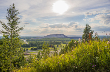 Beautiful green nature landscape of Europe