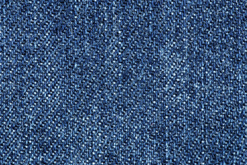 Blue jeans fabric macro textured background