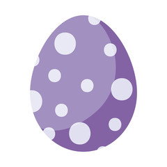 Happy easter egg flat style icon vector design