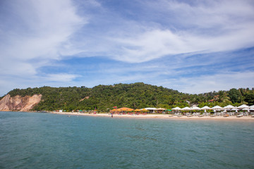 Gamboa beach in Morro de Sao Paulo.