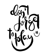 Grunge lettering isolated artwork. Typography stamp for t-shirt graphics, print, poster, banner, flyer, tags, postcard