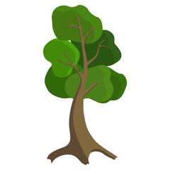 vector tree. green Tree. nature theme