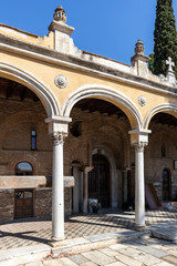 Fototapeta premium Ancient Vlatadon Monastery in city of Thessaloniki, Greece