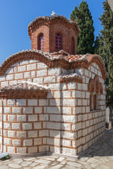 Ancient Vlatadon Monastery in city of Thessaloniki, Greece