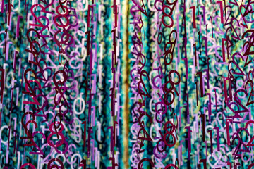 Multi Coloured Numbers