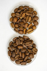 Grão de café torrado