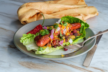 Gluten Free Fancy Chili Dogs