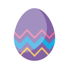 Happy easter egg flat style icon vector design