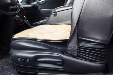 Fototapeta na wymiar seat heating device, cover case for a car.