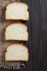 Three slices bread