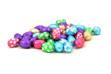 Fototapeta na wymiar Chocolate Easter Eggs