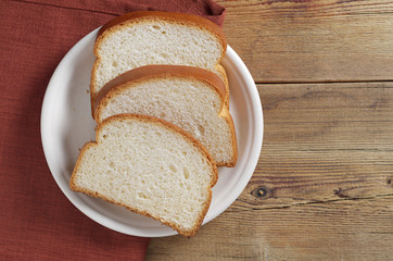 Sliced wheat bread