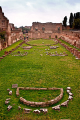 Excavations of the Imperial Forums in Rome, one of the most visited places by tourists in the Italian capital.