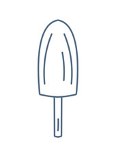 Ice cream lolly icon. Illustration on the theme of summer desserts. Children's snacks. Summer.